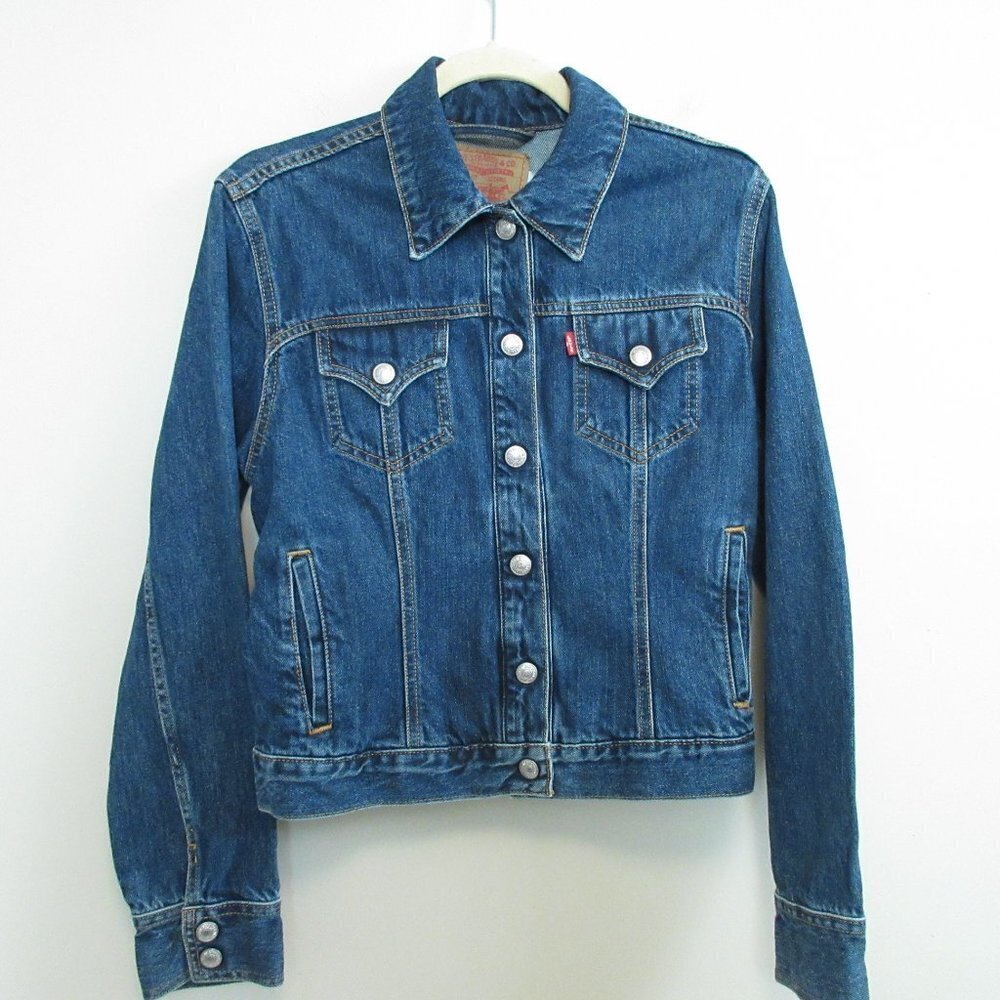 Vintage Levi's Women's Trucker Jacket Size M Weekend - Picture 1 of 8